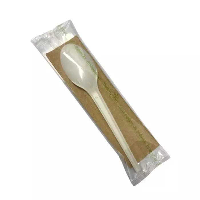 Komplet sztućców z bioplastiku
